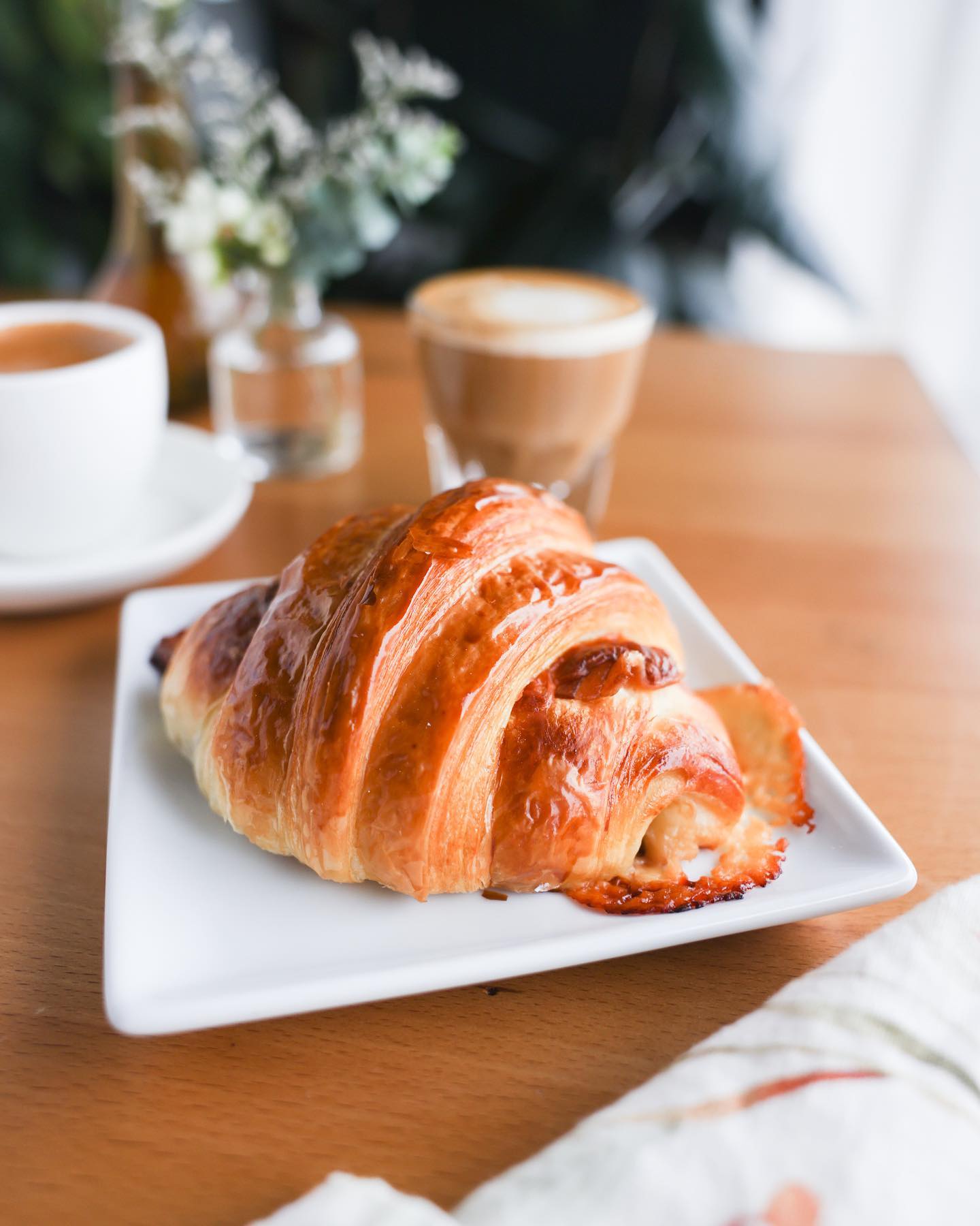 Our Ham & Swiss croissant is one of our pastry staples here at WildFlour, and you can see why! 
Which one of our pastries is your favorite? 🥐 

#croissants #pastrybakery #hamandcheese #sitkaalaska #alaskabakery